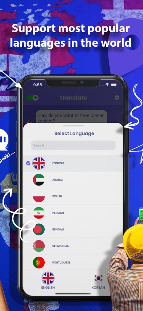 Translate Any - Translator - Reference App | MWM