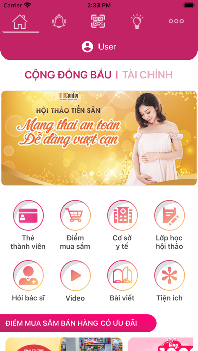 Cộng Đồng Bầu App Screenshot