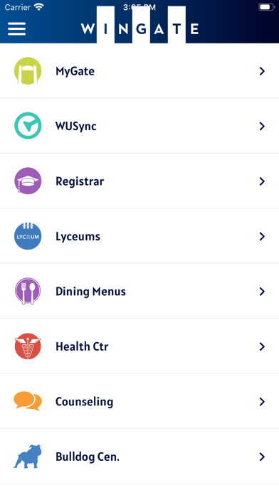 Wingate Mobile Screenshot