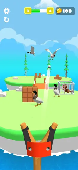 Game screenshot Slingshot 3D - Bird Hunt apk