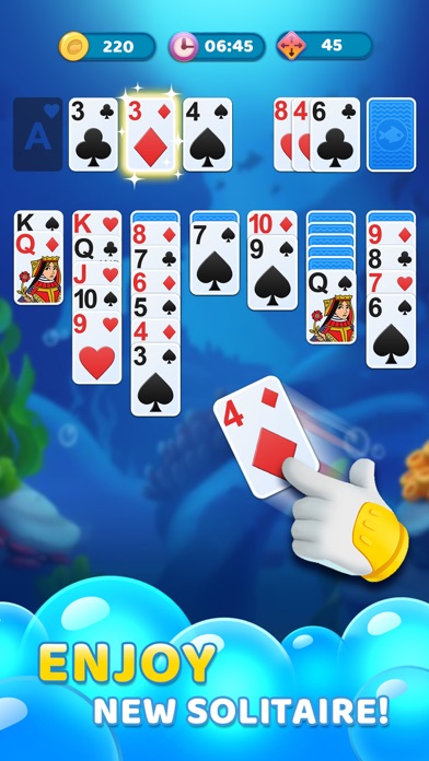 Tiny fish solitaire: Klondike Screenshot