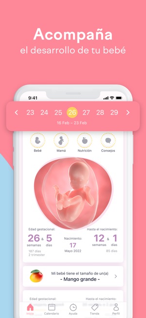Mi embarazo por semanas y Bebé en App Store
