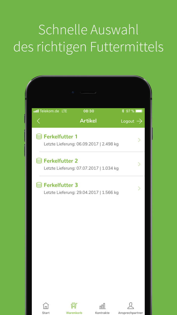RWO Futter-App
