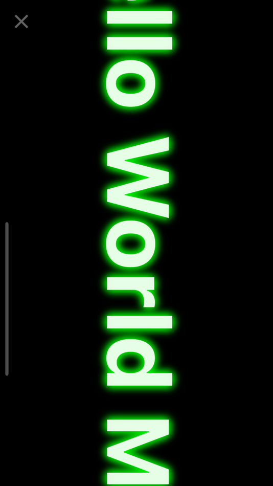 #6. LED Text Effect (iOS) By: Chotika Towmontree