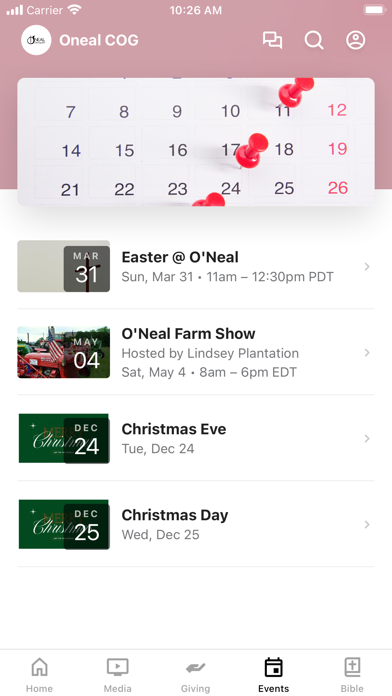 Screenshot 3 of O'Neal Church of God App