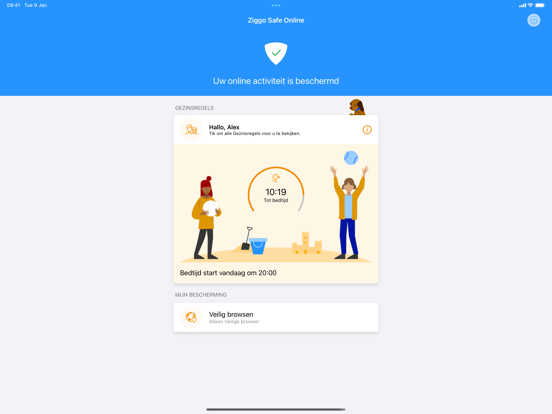 Ziggo Safe Online iPad app afbeelding 7