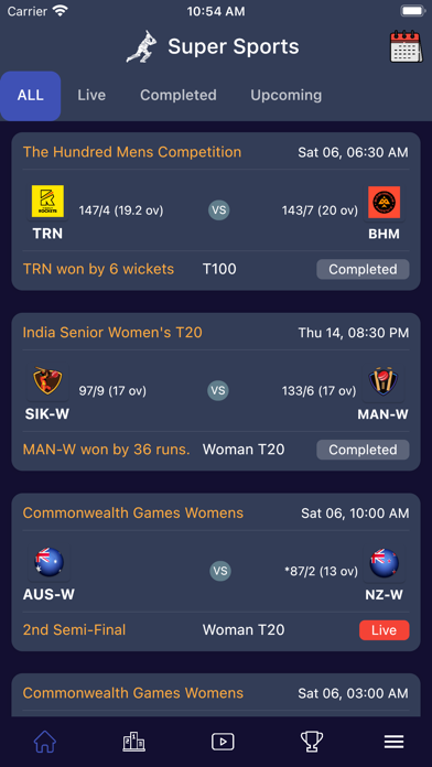 Super Sports Live Cricket Screenshot