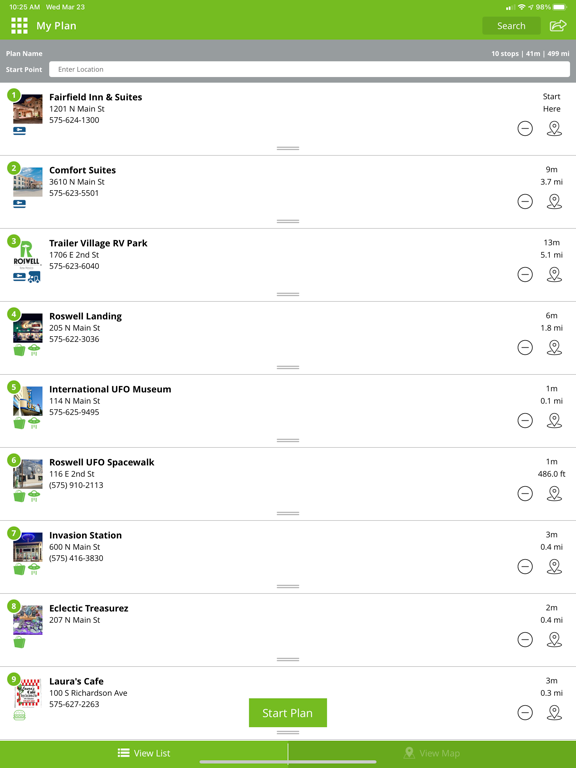 See Roswell iPad screenshot 8 - Travel app