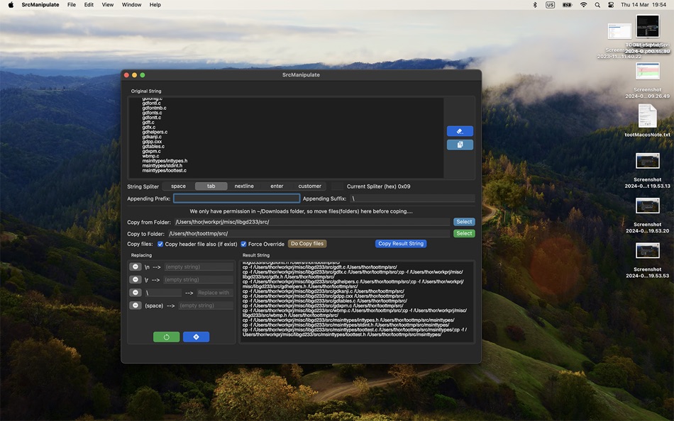 #3. SrcManipulate (macOS) 由: Zhanfei Huang