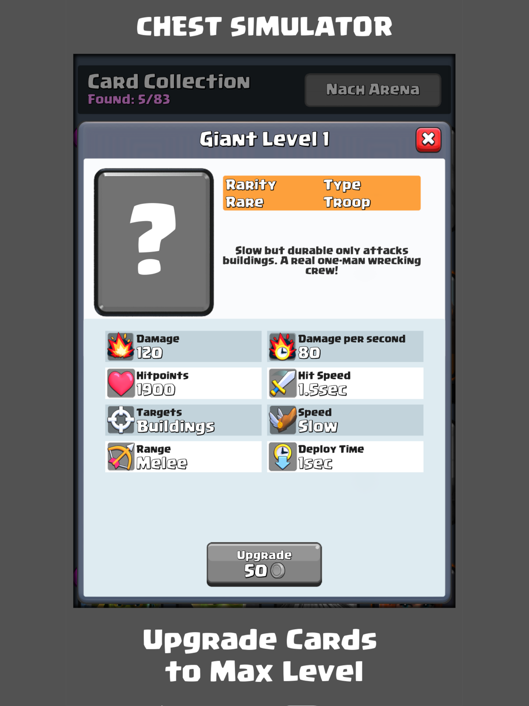 Chest Simu for Clash Royale