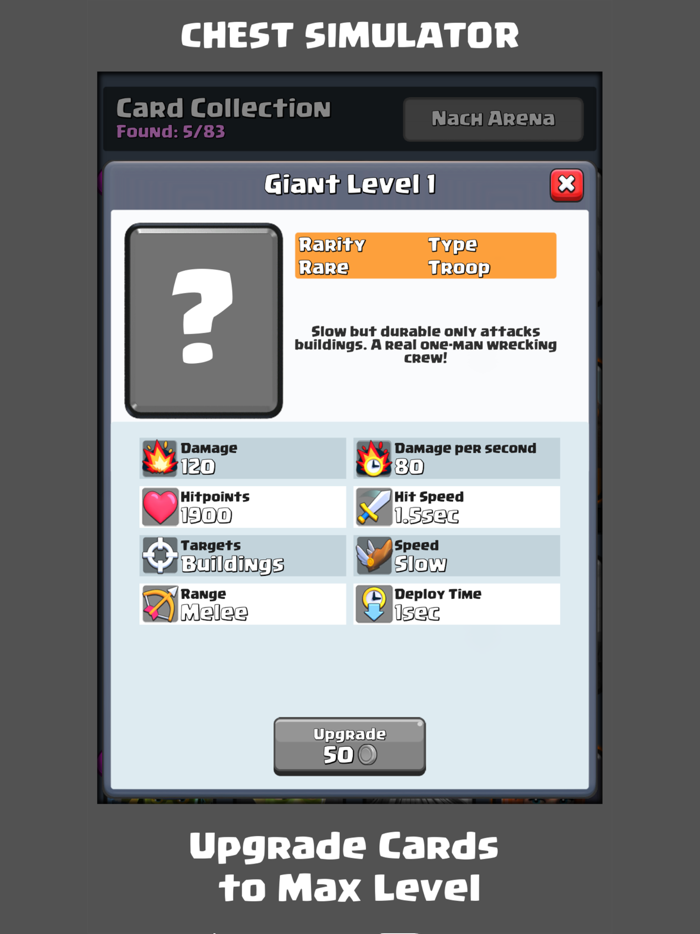 Chest Simu for Clash Royale