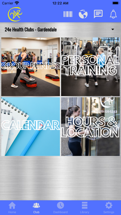 24e Health Clubs Screenshot