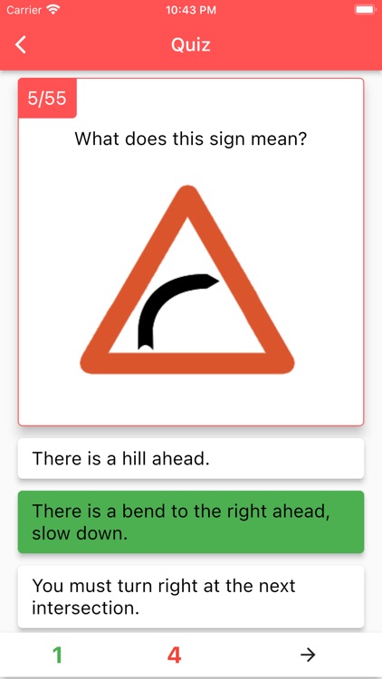 RTA Signal Test:Traffic Signs