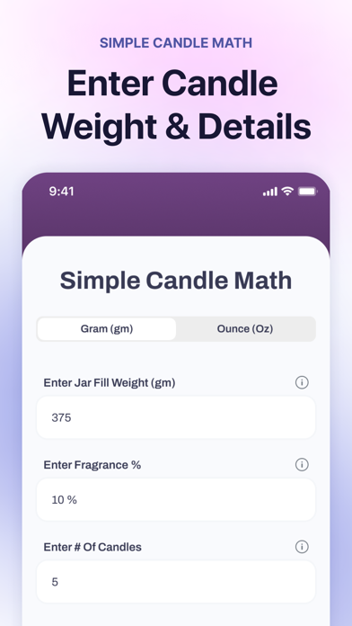Simple Candle Math Screenshot