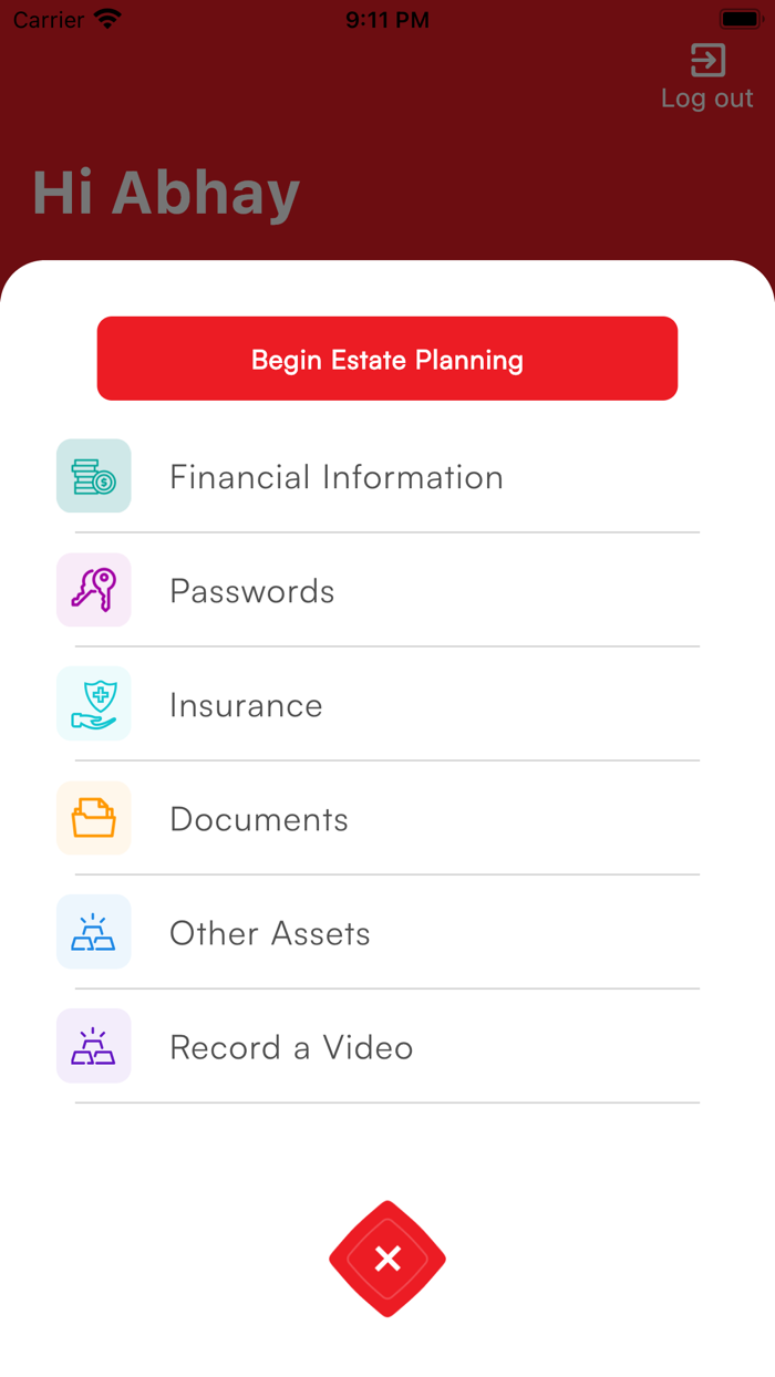 Legacy Vault Mobile App