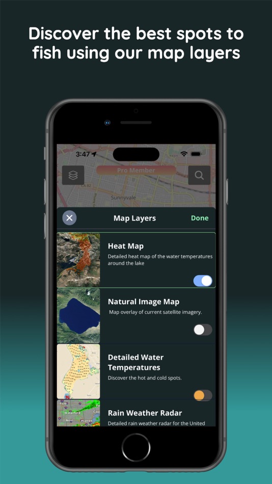 #3. Fishing App - HookedUp (iOS) 由: Live it Tech