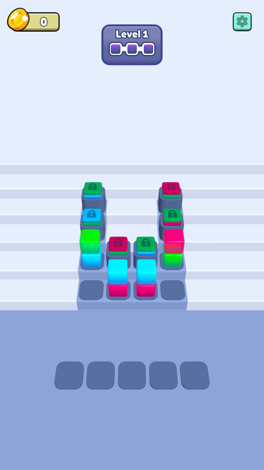 #2. Jelly Steps - Stack Puzzle (iOS) Podle: Mad Apper Studios