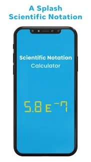 scientific notation converter iphone screenshot 1