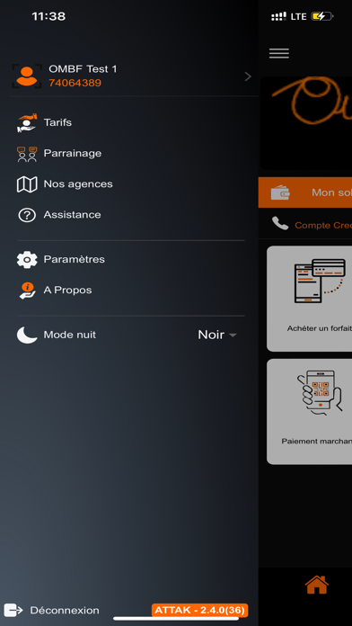 Orange Money Burkina Faso Screenshot