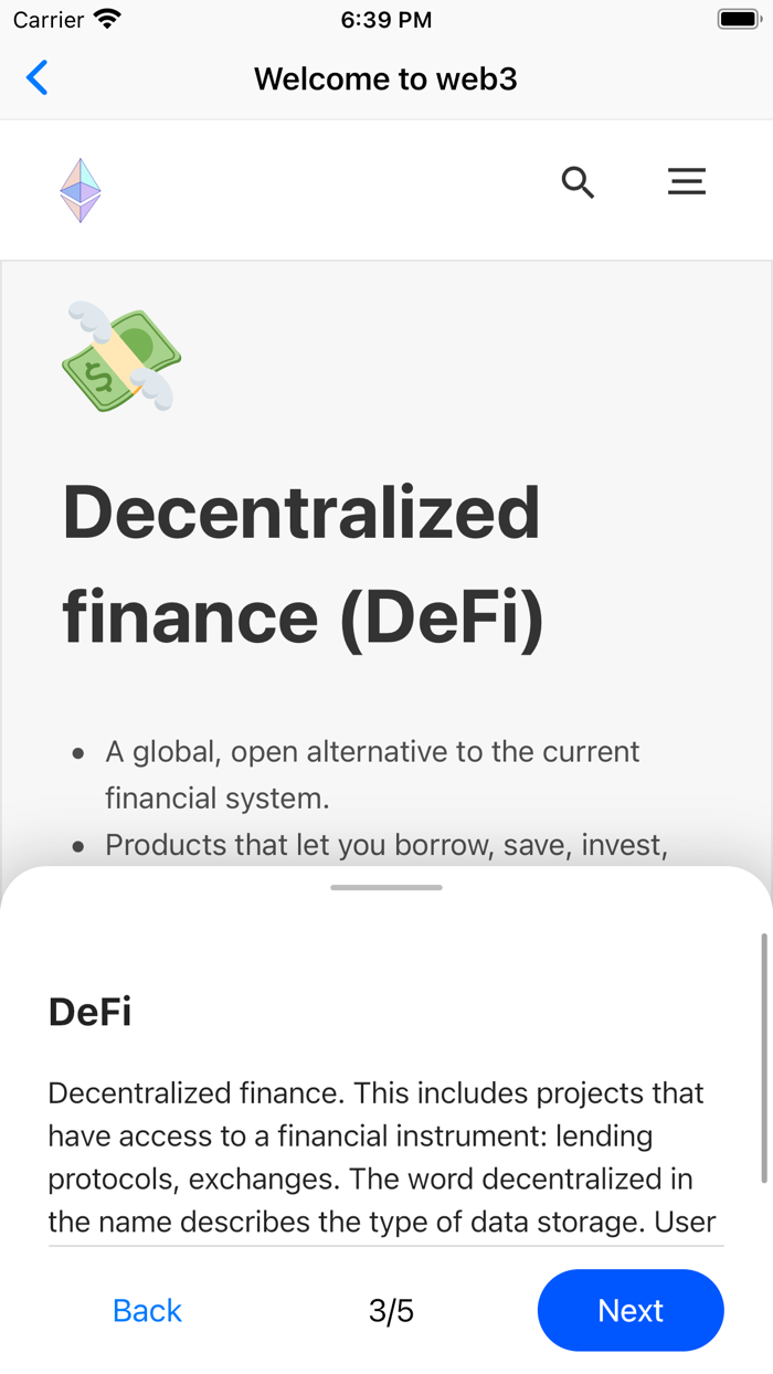 Mado NFT Feed, Crypto courses