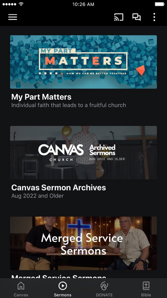 #2. Canvas Community Church VA (iOS) Ved: Canvas Church of Winchester