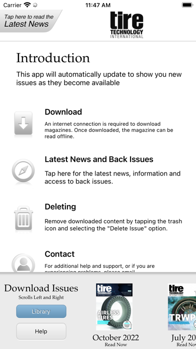 Tire Technology International Screenshot