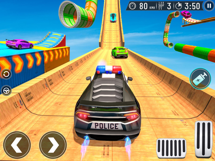 Police Car Stunt Driving Game