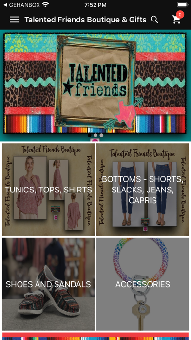 Talented Friends Boutique Screenshot
