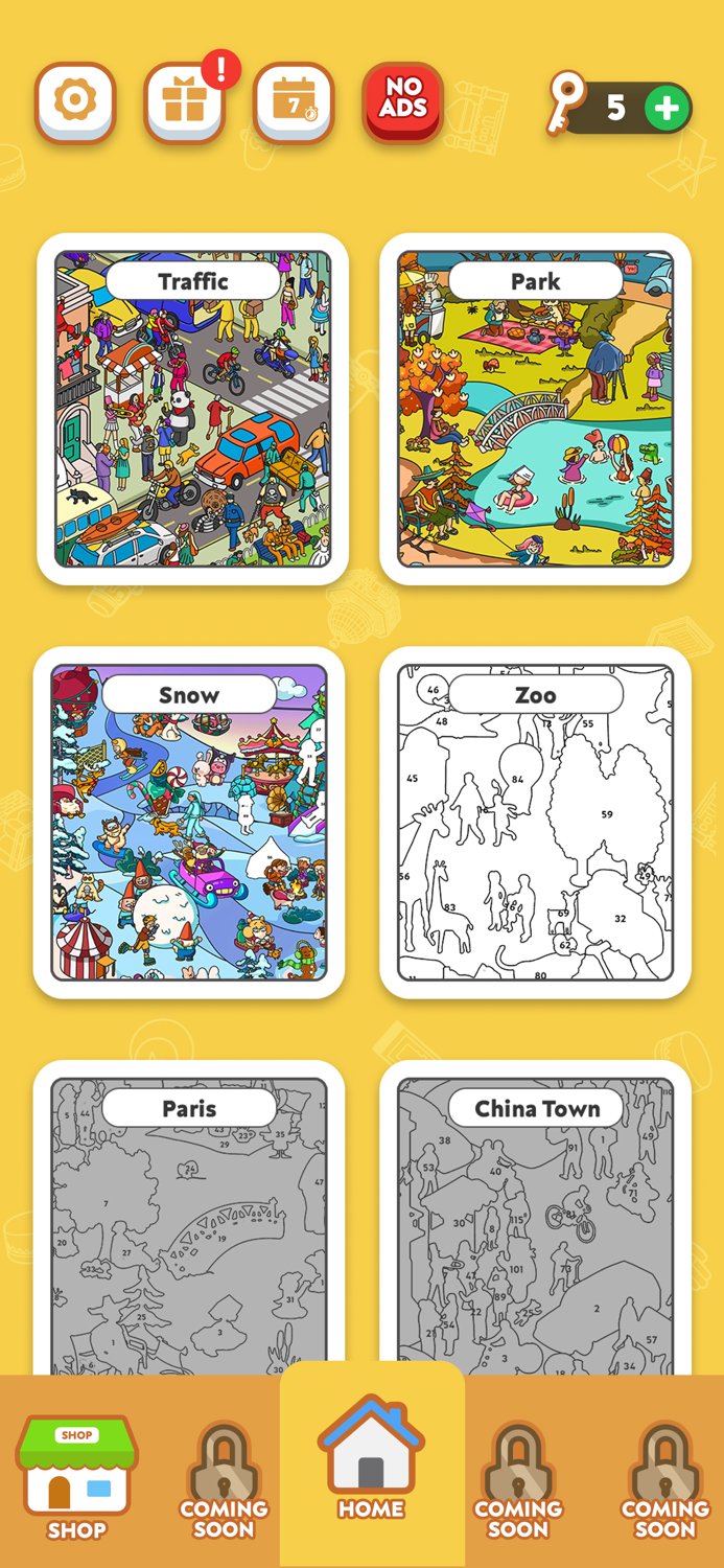 Stickers Diary - ASMR puzzle