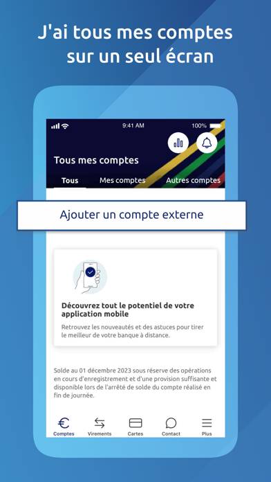 Banque Populaire Screenshot