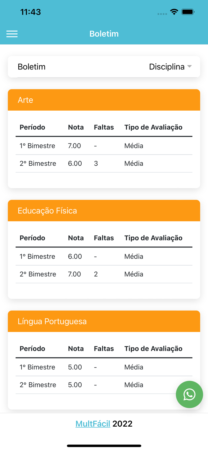 Educa Franco - Portal do Aluno