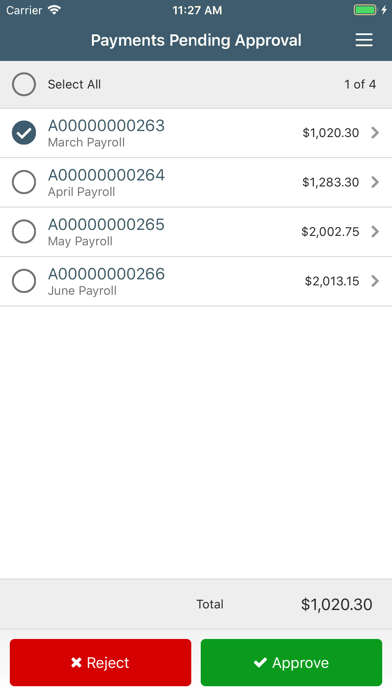 Dart Bank Treasury Management Screenshot