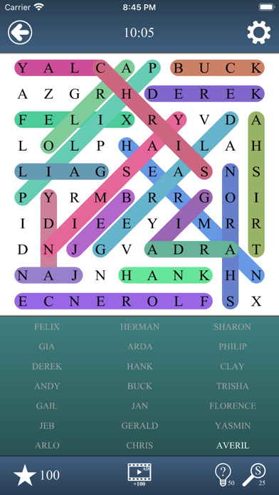 Word Search - online game Screenshot