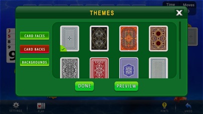 Forty Thieves Solitaire Game Screenshot