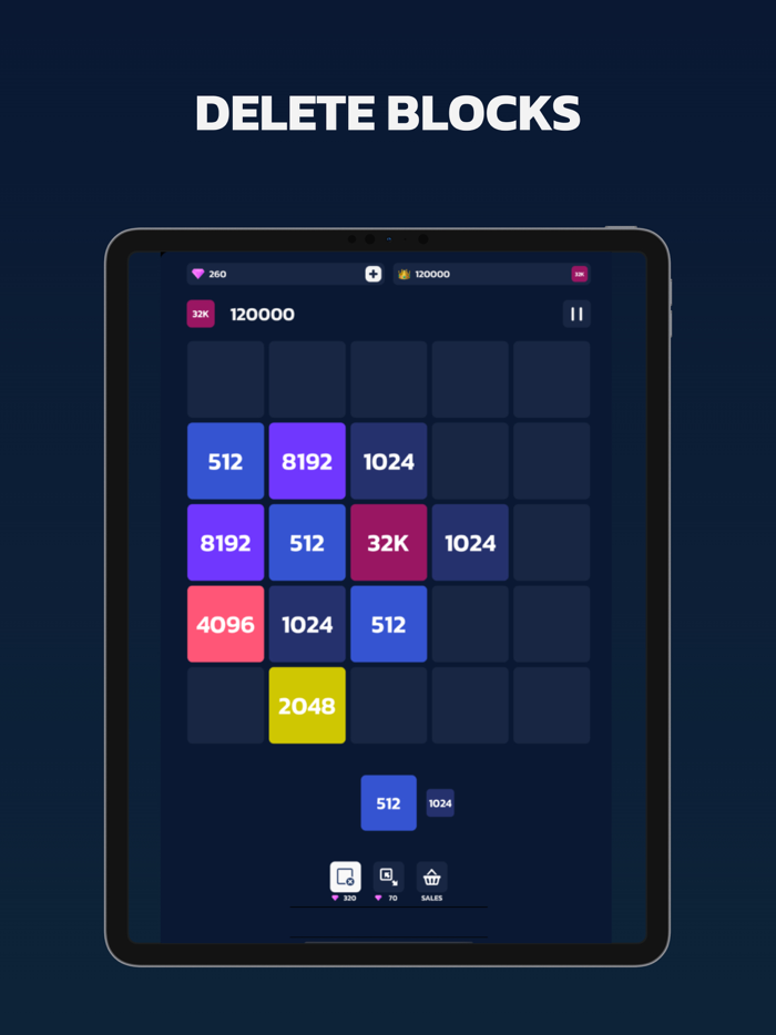 2048 Smash Number Match Game
