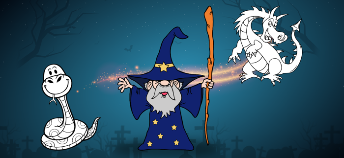 Scary Monsters Coloring Book