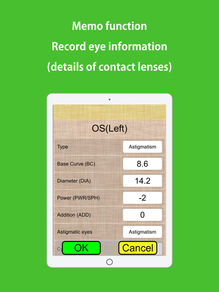 MCL Manage contact lenses