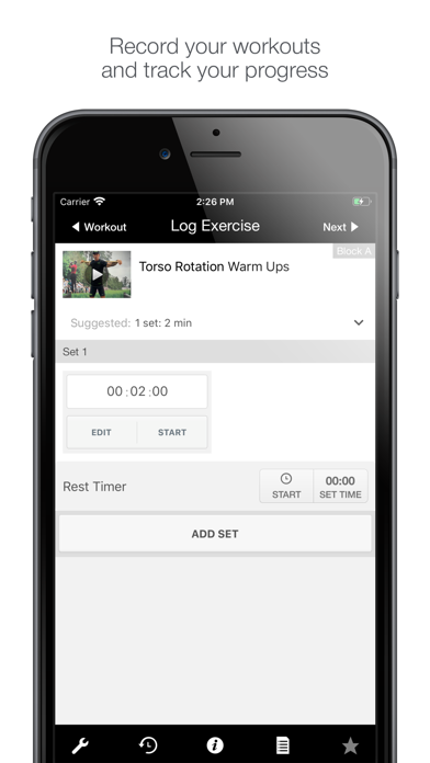 Gyms4Golfers Screenshot