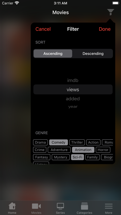 Weeana Cinema Screenshot