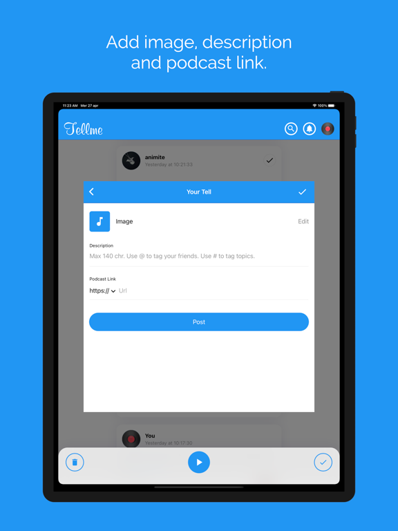 Screenshot #5 pour Tellme Podcast