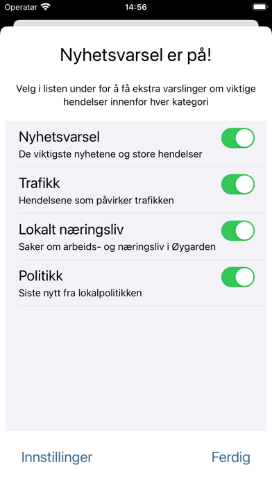Vestnytt Screenshot