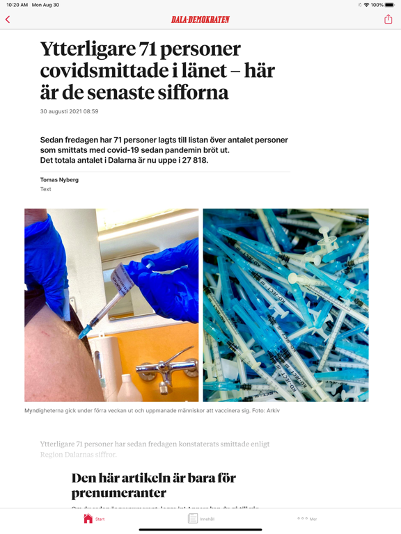 Screenshot #5 pour Dala-Demokraten Nyhetsapp