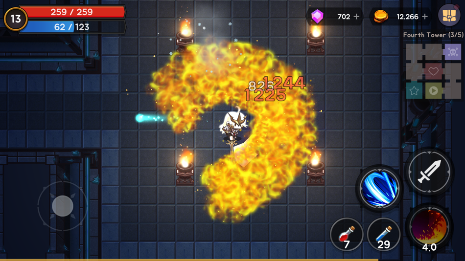 #4. Tower And Swords (iOS) 由: Jisu Im
