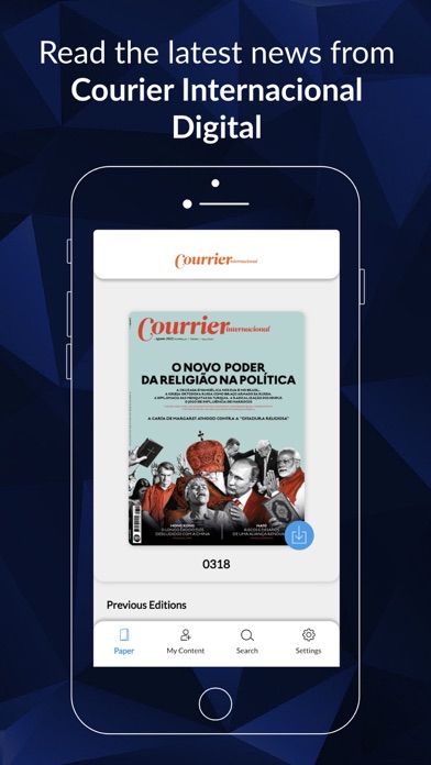 Courrier Internacional Digital Screenshot