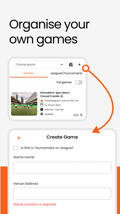 Sportas - Play casual sports Screenshot