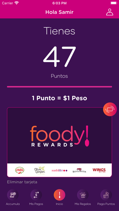 Foody Rewards Screenshot