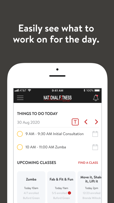 National Fitness Kfalls Screenshot