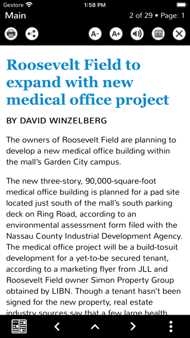 Long Island Business News Screenshot