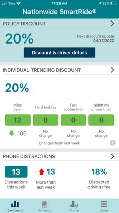 Nationwide SmartRide® screenshot 1