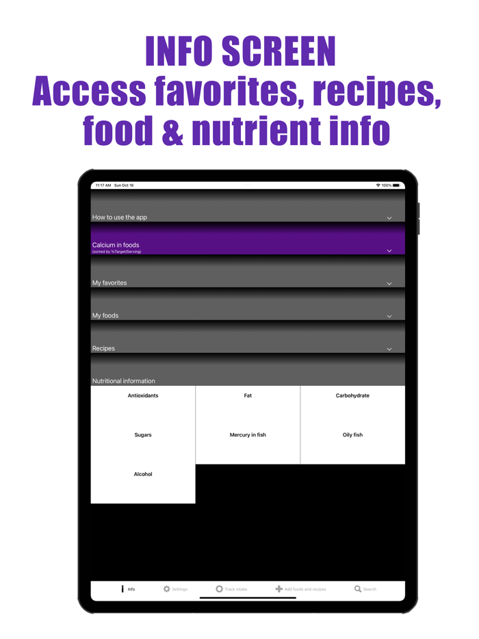 Calcium Counter and Tracker